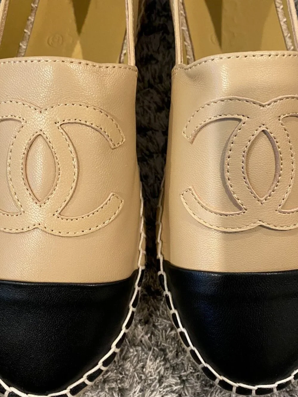 Chanel Lambskin Espadrilles
